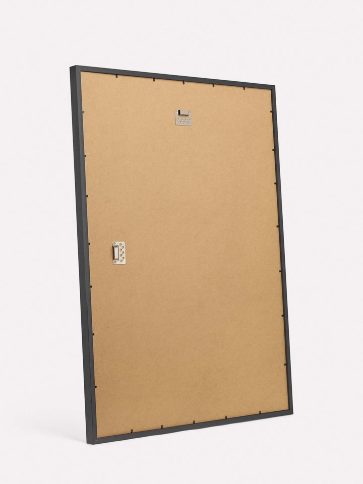 Bevelled Frame, Black, 60x80 cm - Back view