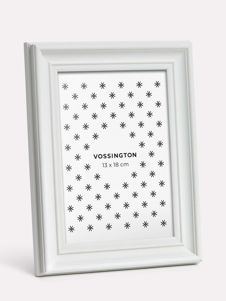 Decorative Frame, White, 13x18 cm - Side view